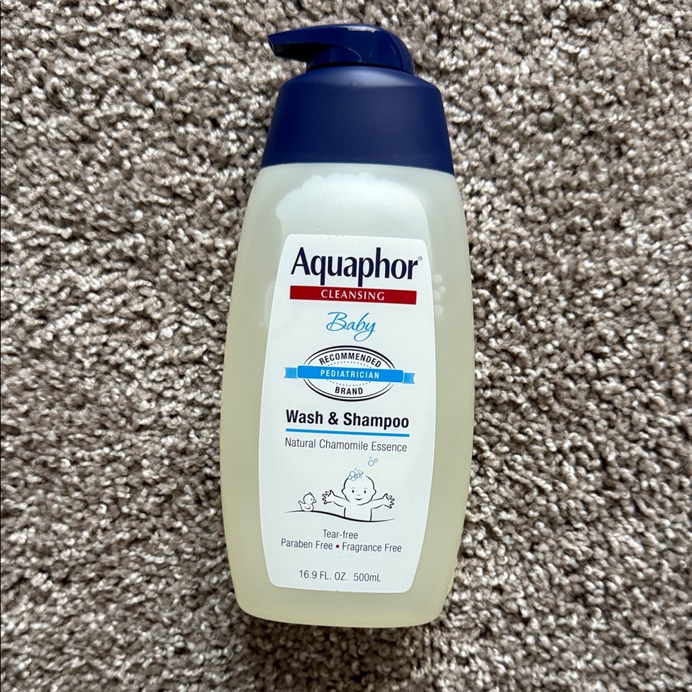 Aquaphor baby wash and shampoo